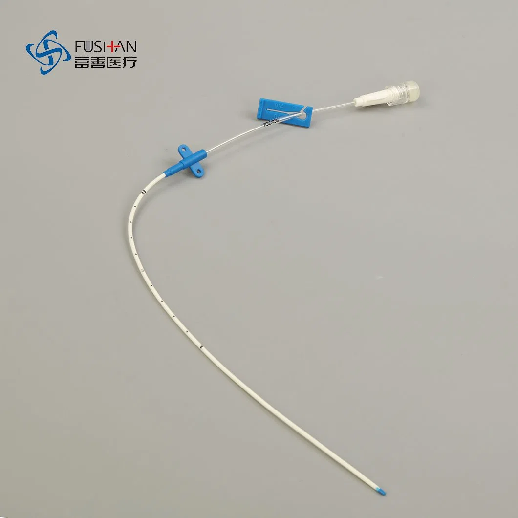 China High Quality Medical Picc Peripherally Inserted Central Venous Catheter Kit/CVC Kit Double Lumen Size 7frx20cm Surgical Use